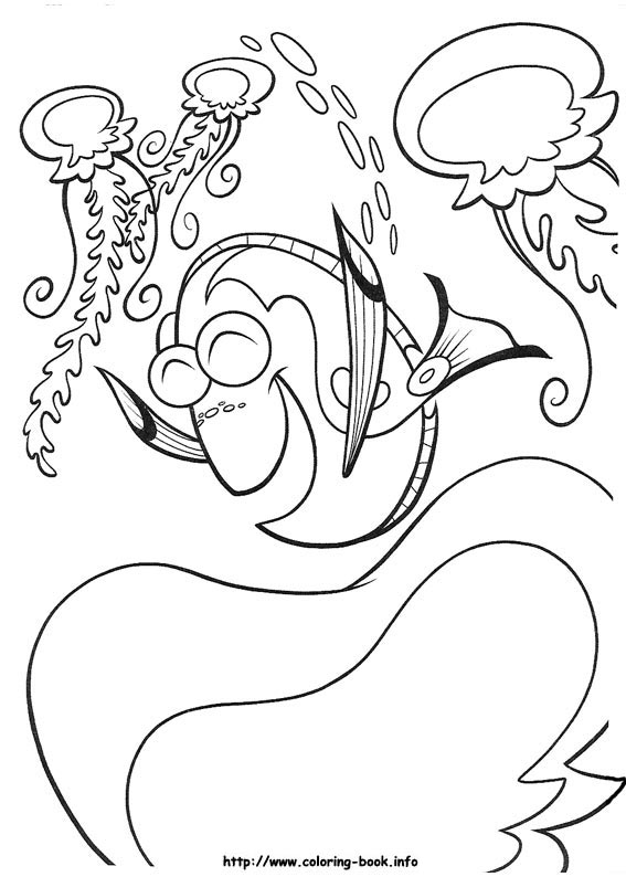 Finding Nemo coloring picture